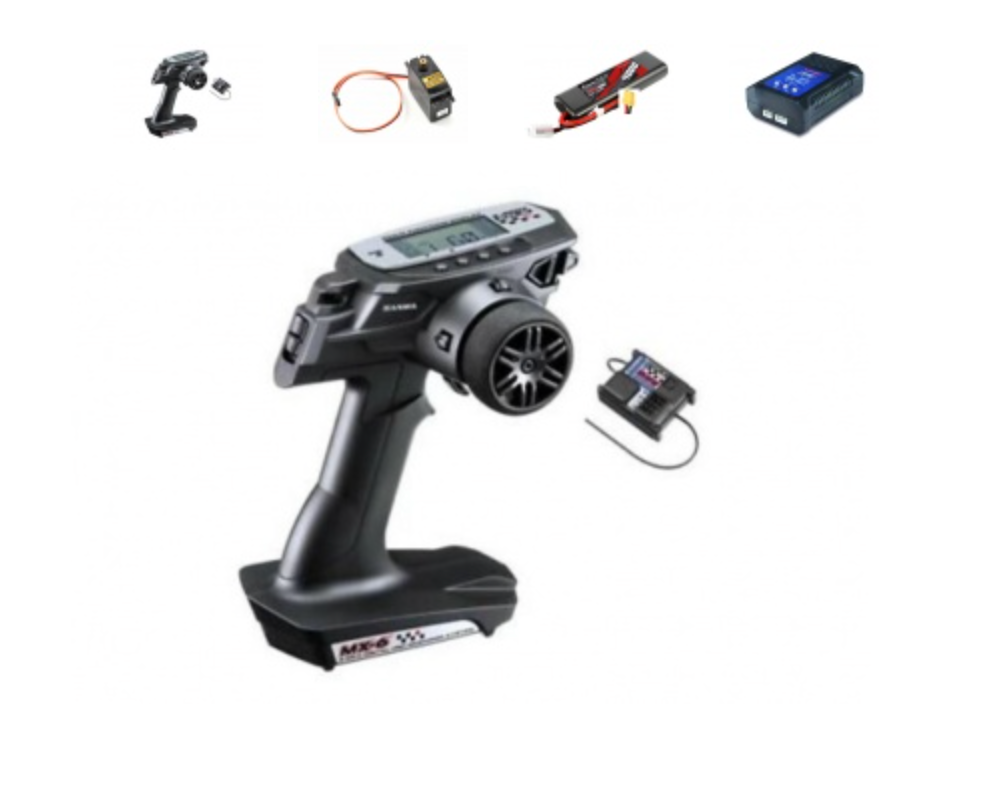 1/10 Electric LiPo Intermediate Combo (without ESC) Combo A - NiMh Battery and Basic Servo Bundle
